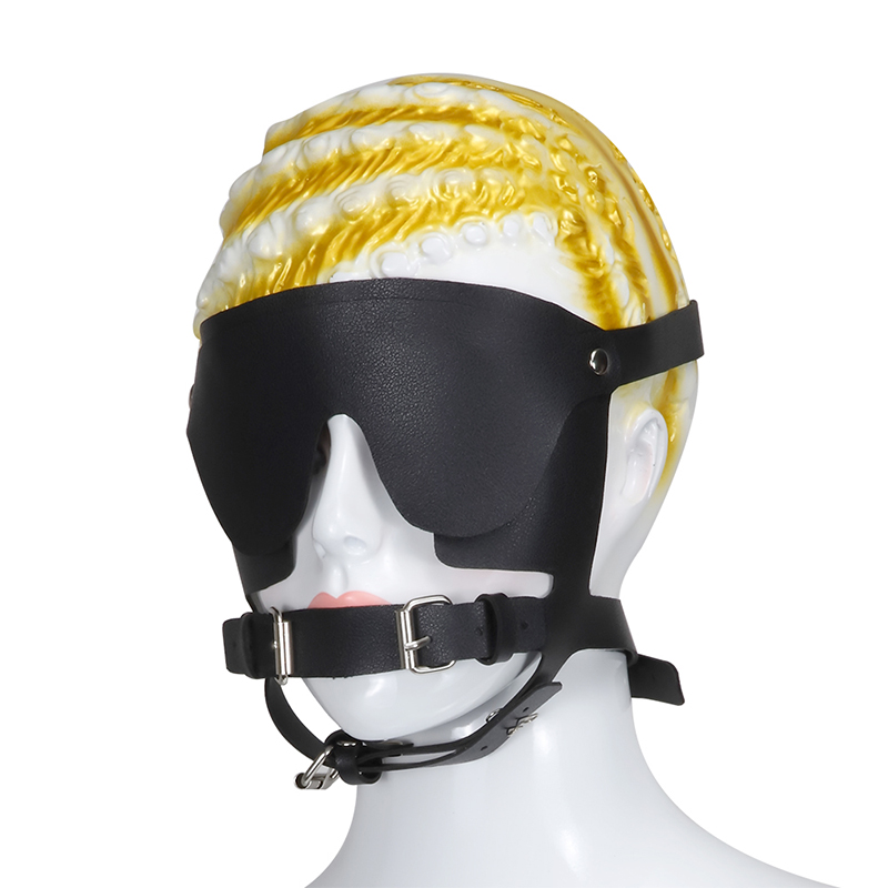 RYSC-029 / 039 máscara preta vendada SM escravatura terno adulto brinquedo sexual